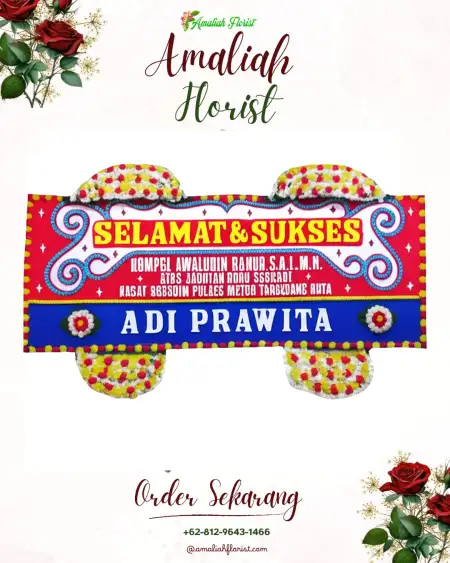 Papan Bunga Ucapan Selamat Vihara Pluit