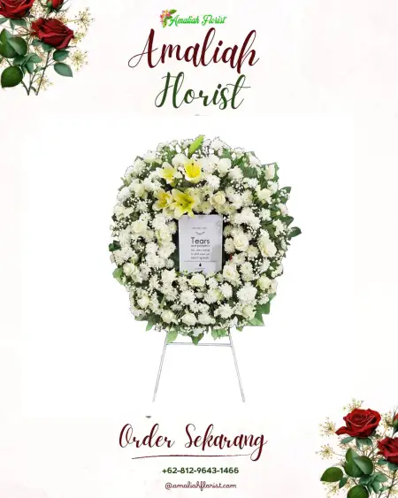 Krans Bunga Duka Vihara Pluit